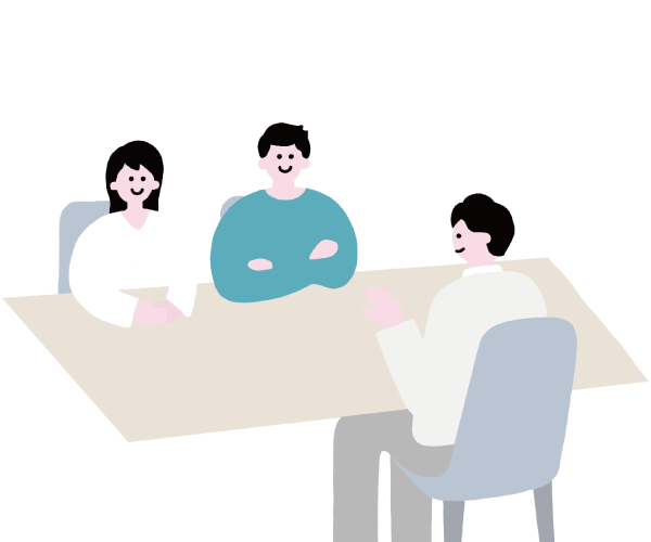 登録要件の確認、面接